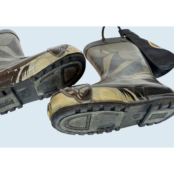 WESTERN CHIEF Batman Rain Boots With Cape Size 11 - Picture 7 of 7